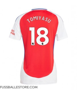 Günstige Arsenal Takehiro Tomiyasu #18 Heimtrikot Damen 2024-25 Kurzarm